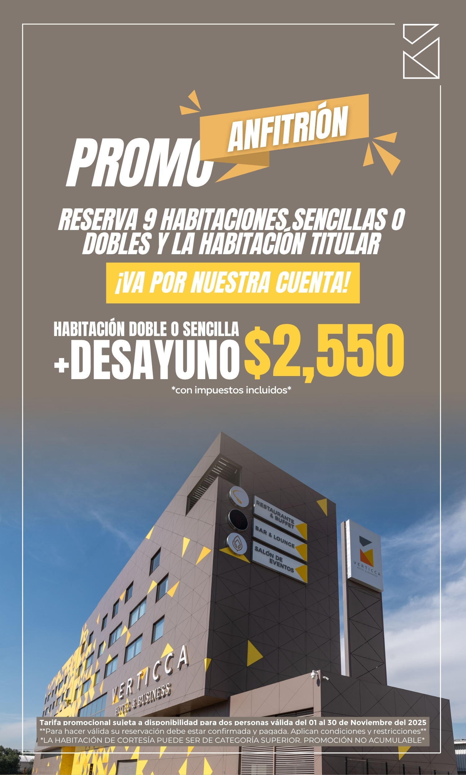 PROMO 9 HABITACIONES